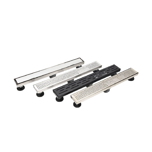 Stainless steel linear floor drain