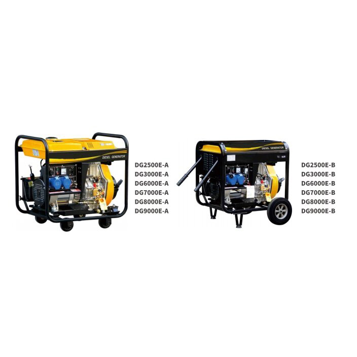 Air Cooled Open Frame Diesel Generator (3-7kW)